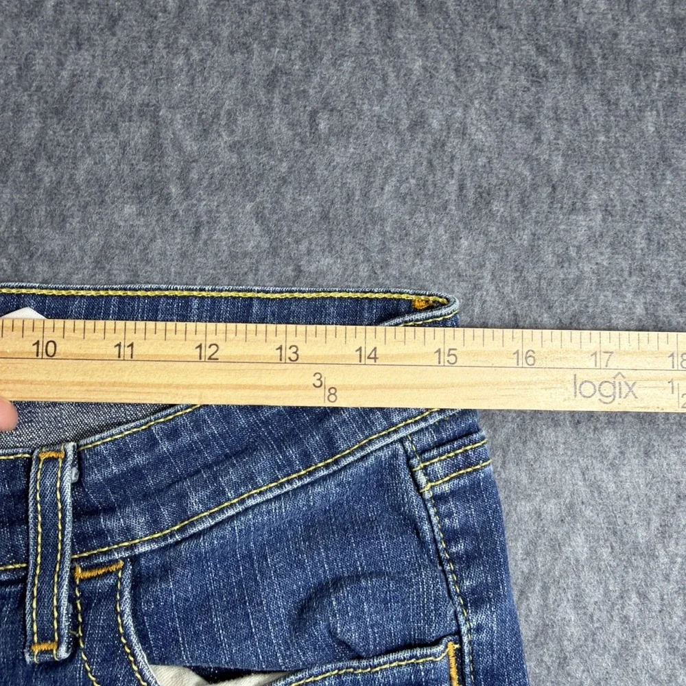Levis 512 Women's Size 7‎ Capri Slim Taper Stretch Blue Denim Jeans